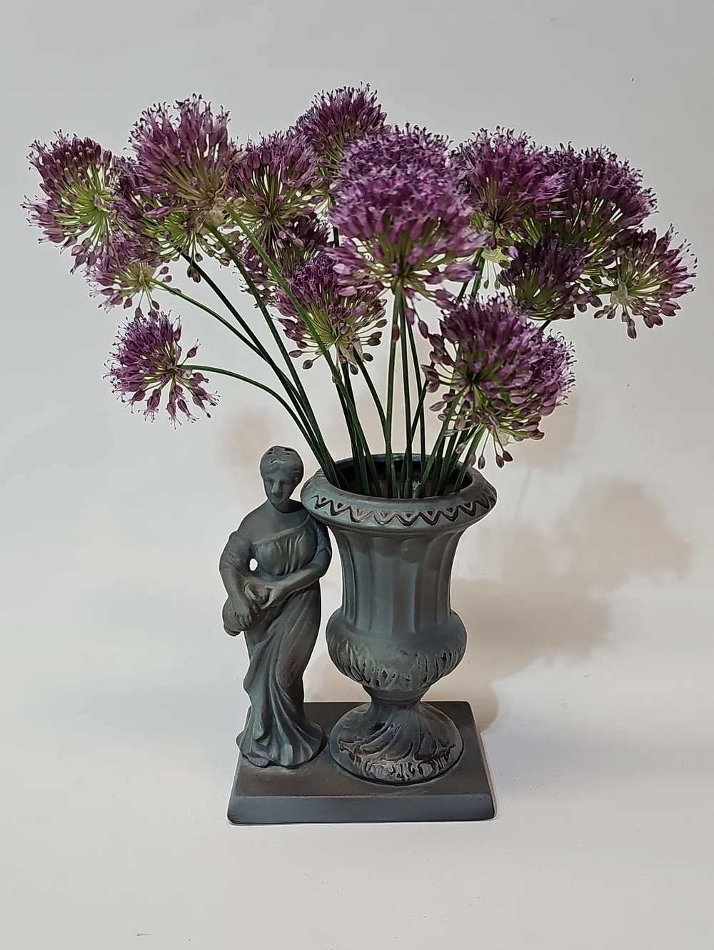 Vintage Inarco Neoclassical Grecian Lady Woman with Urn Planter